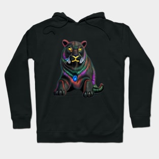 Black Neon Panther Hoodie